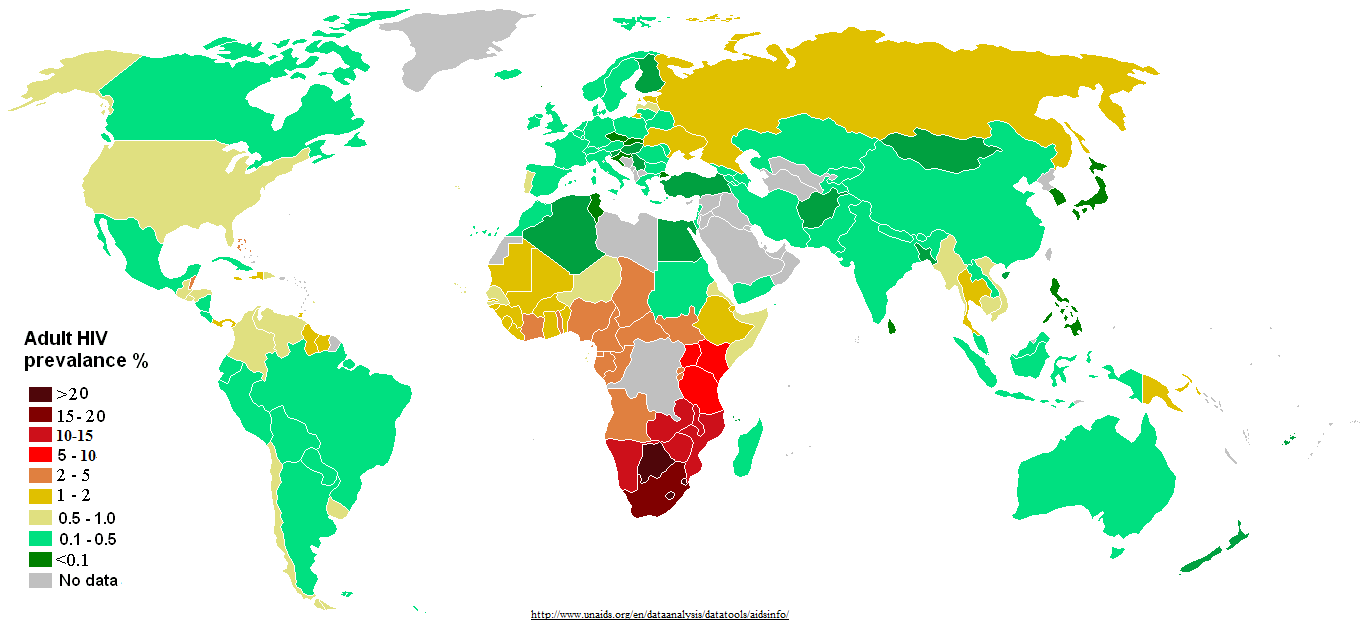 HIV Spread Worldwide