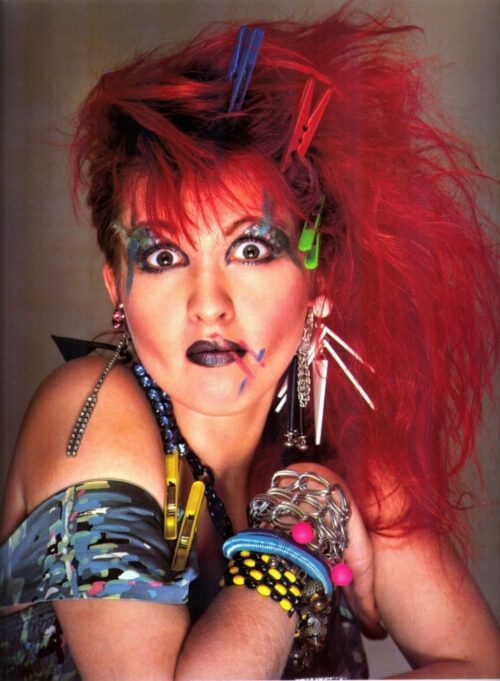 Cyndi Lauper Crazy Makeup