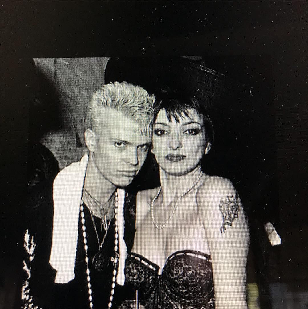 Billy Idol and Perri Lister