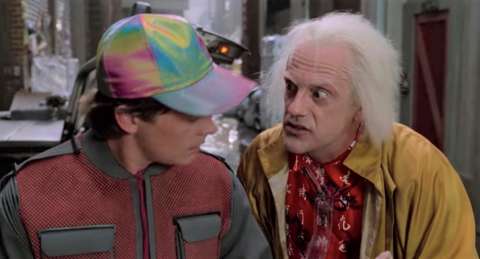 Back to the Future Neon Hat