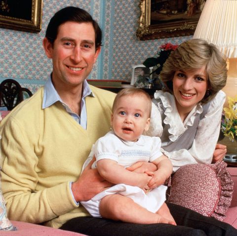 Prince Charles, Princess Diana and their baby, Prince William Baby Prince Willam