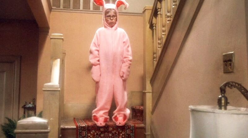 A Christmas Story Pink Bunny Pajamas