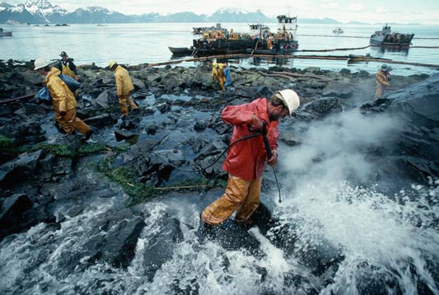 Exxon Valdez Cleanup Efforts