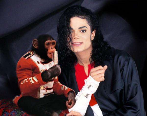 Michael Jackson Monkey Bubbles