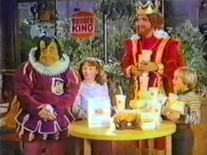 Burger King 80s Mascot