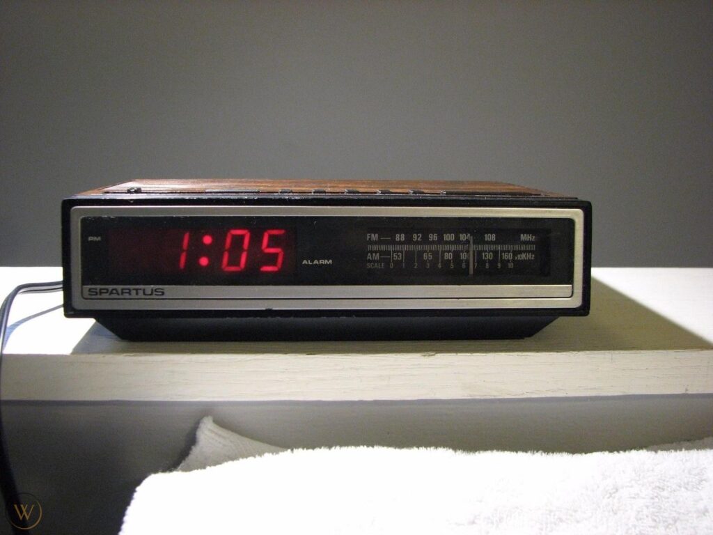80s Vintage Alarm Clock