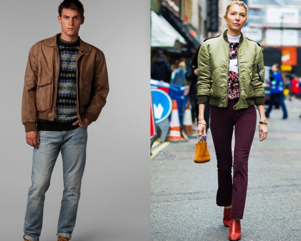 80s and Today's Bomber Jacket Fashion Trends