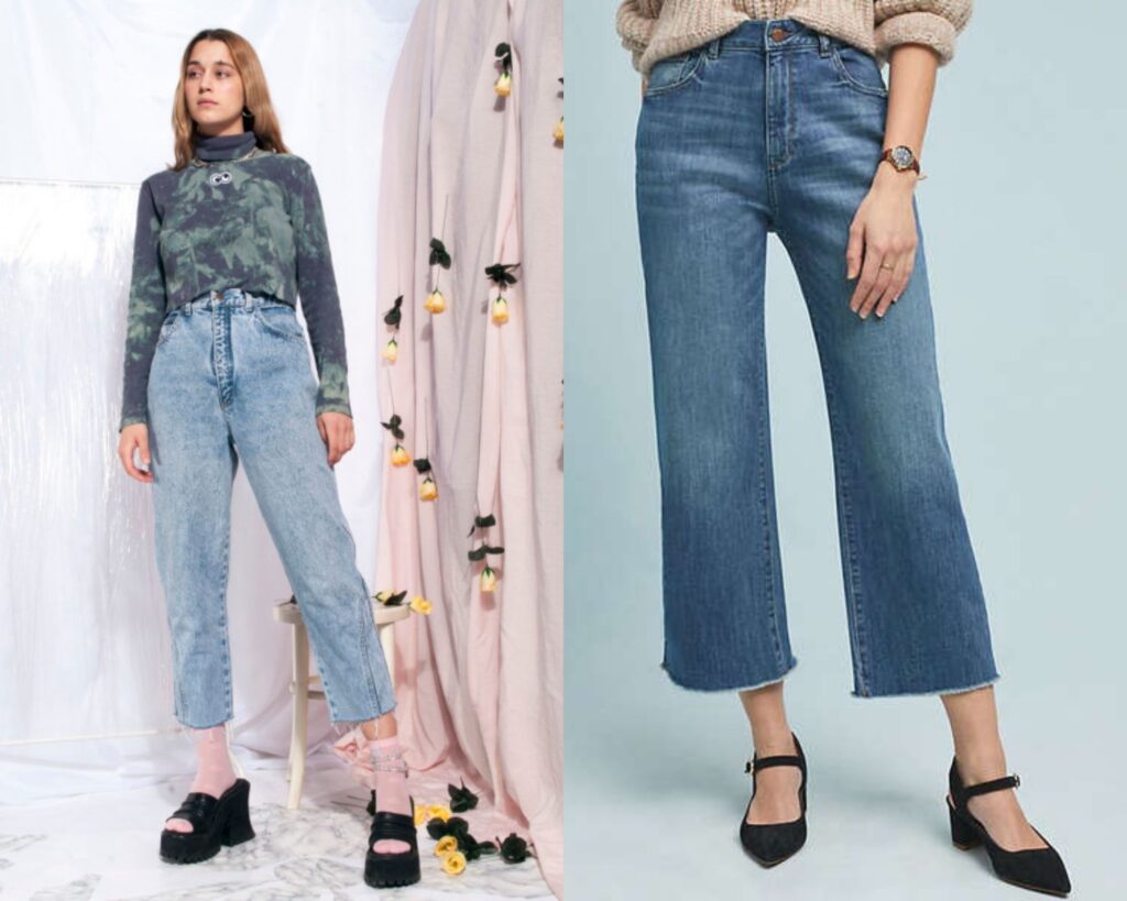 80s and Today's Cropped Jeans