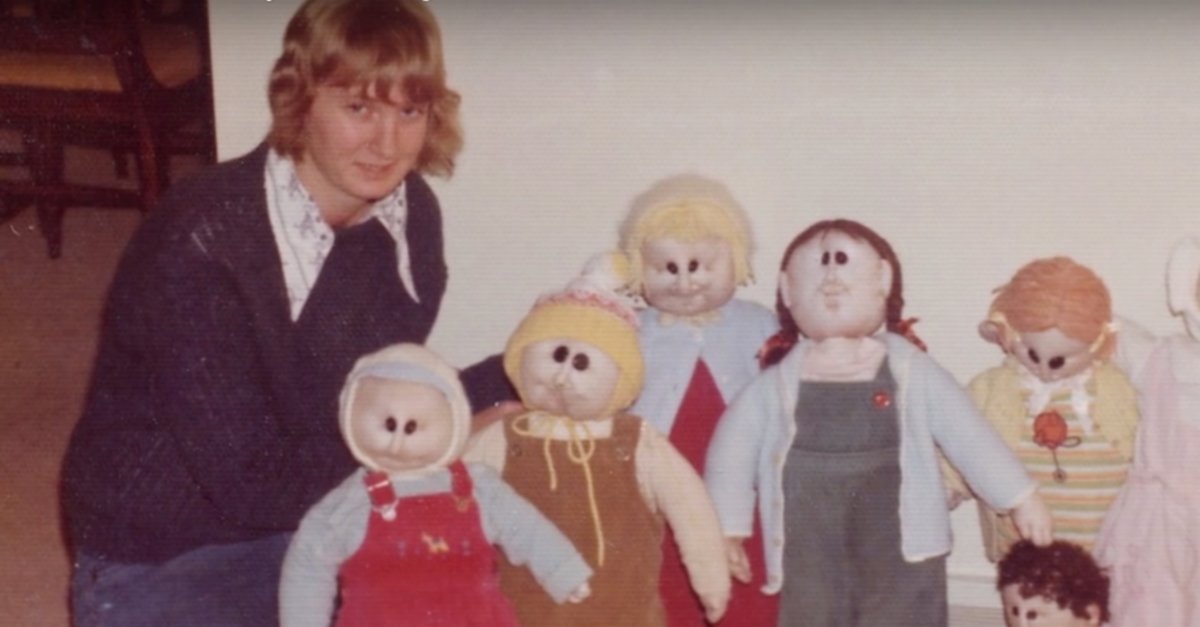 Martha Nelson Thomas with Doll Collection