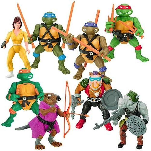 teenage mutant ninja turtles 80s toys