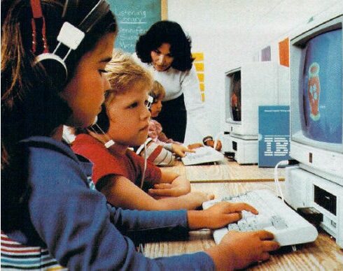 80s School Computer Room
