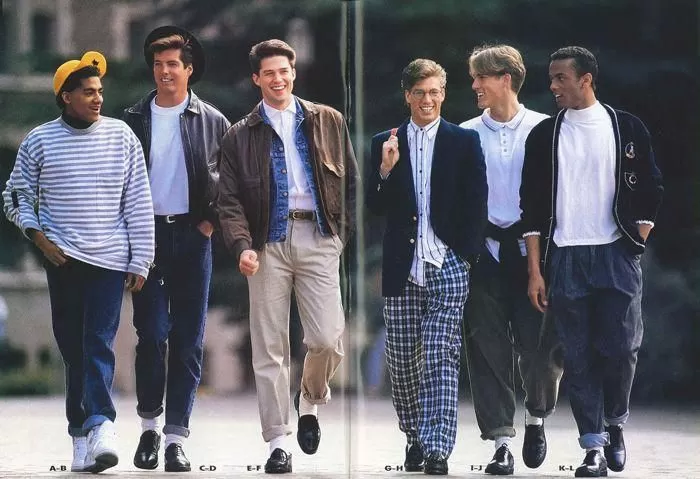80s Clothing Styles with Pictures for Men #80s #matching
