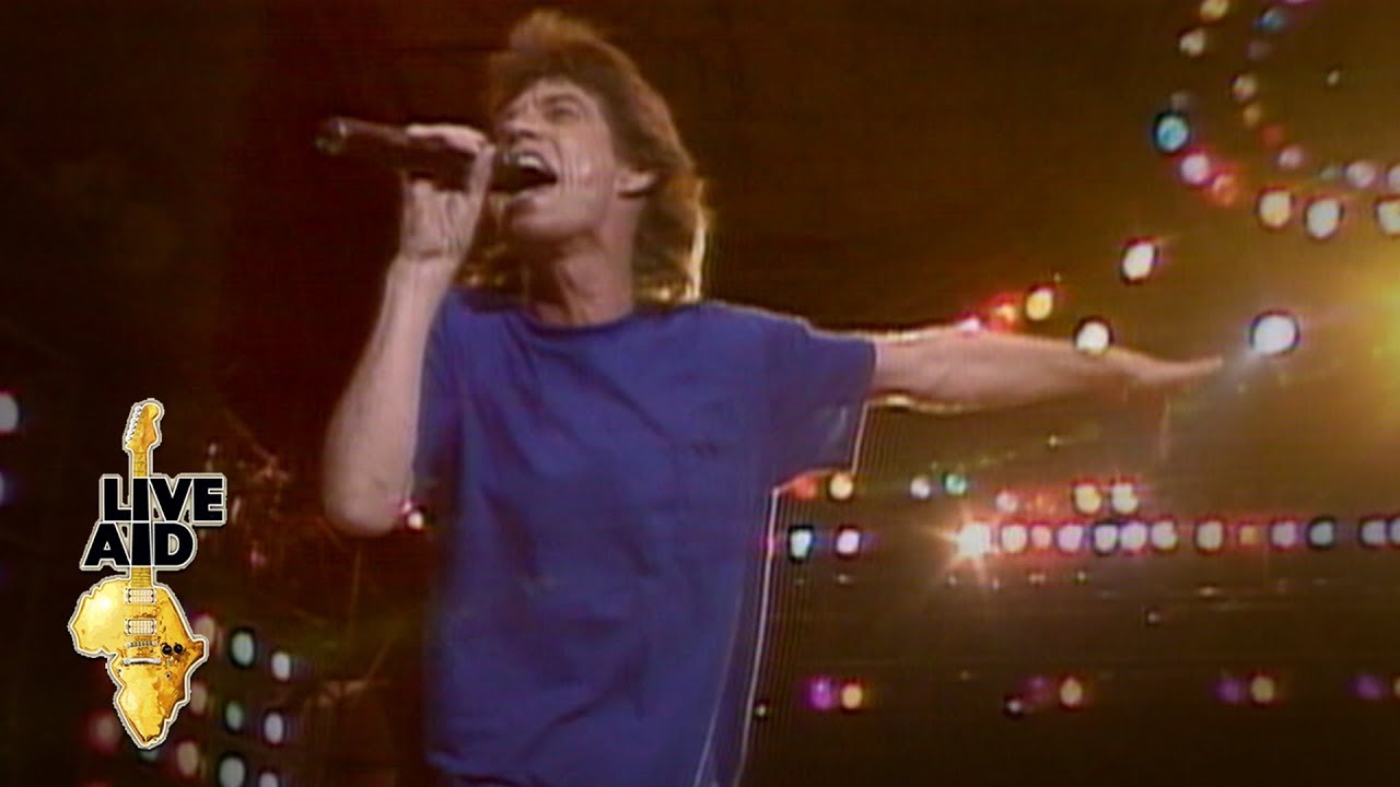 Mick Jagger Live Aid Concert